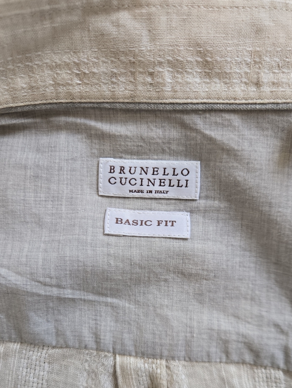 Brunello Cucinelli Linen Shirt - Natural Beige